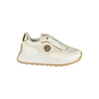 Bianco Polyurethane Women Sneaker