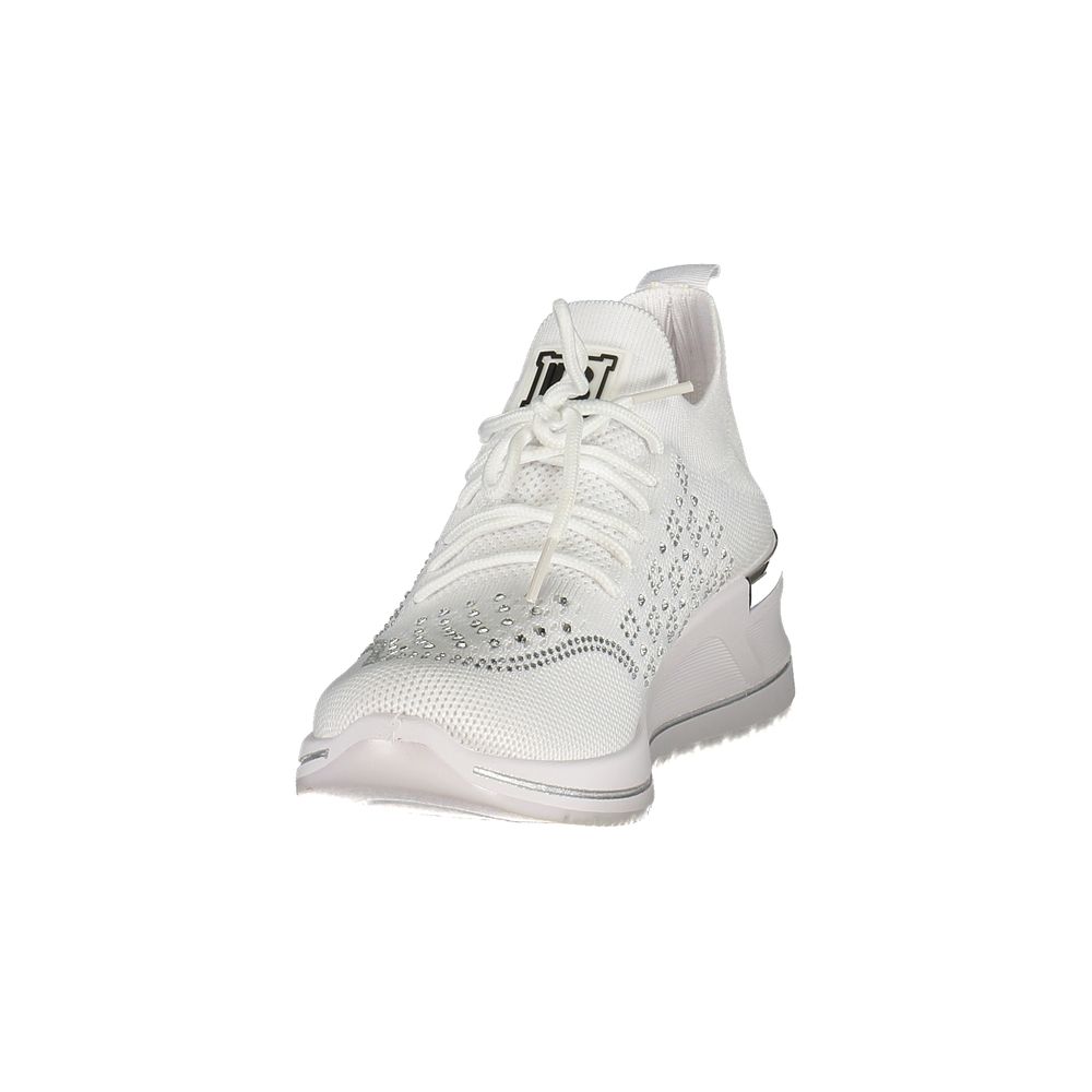 Bianco Polyester Women Sneaker
