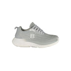 Grigio Polyester Women Sneaker