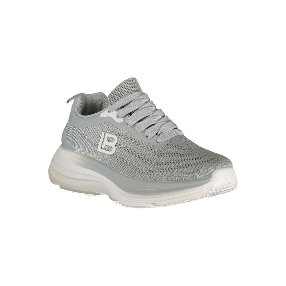 Grigio Polyester Women Sneaker