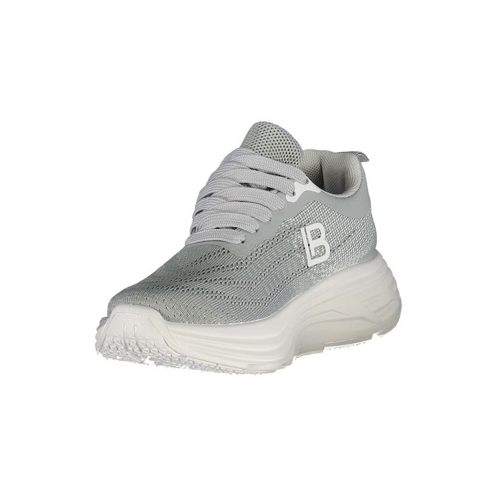 Grigio Polyester Women Sneaker