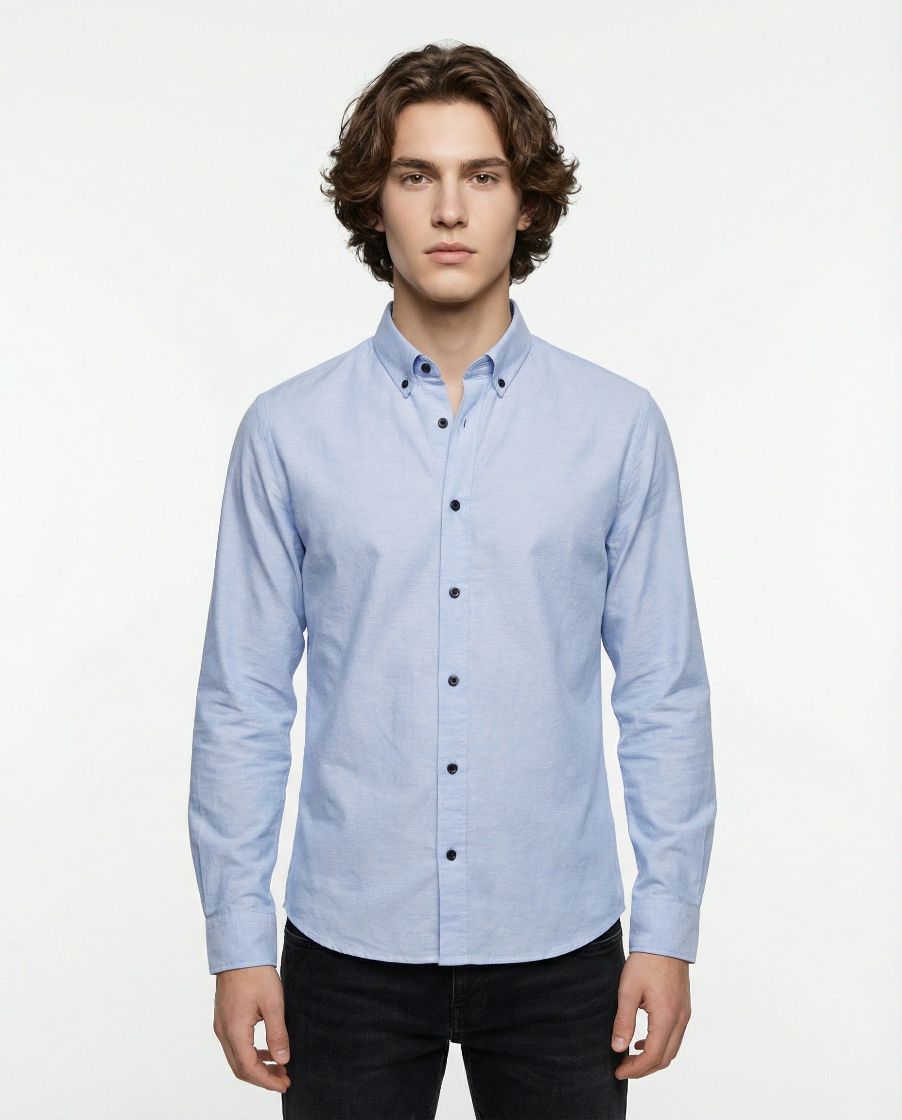 Blue Cotton Shirt