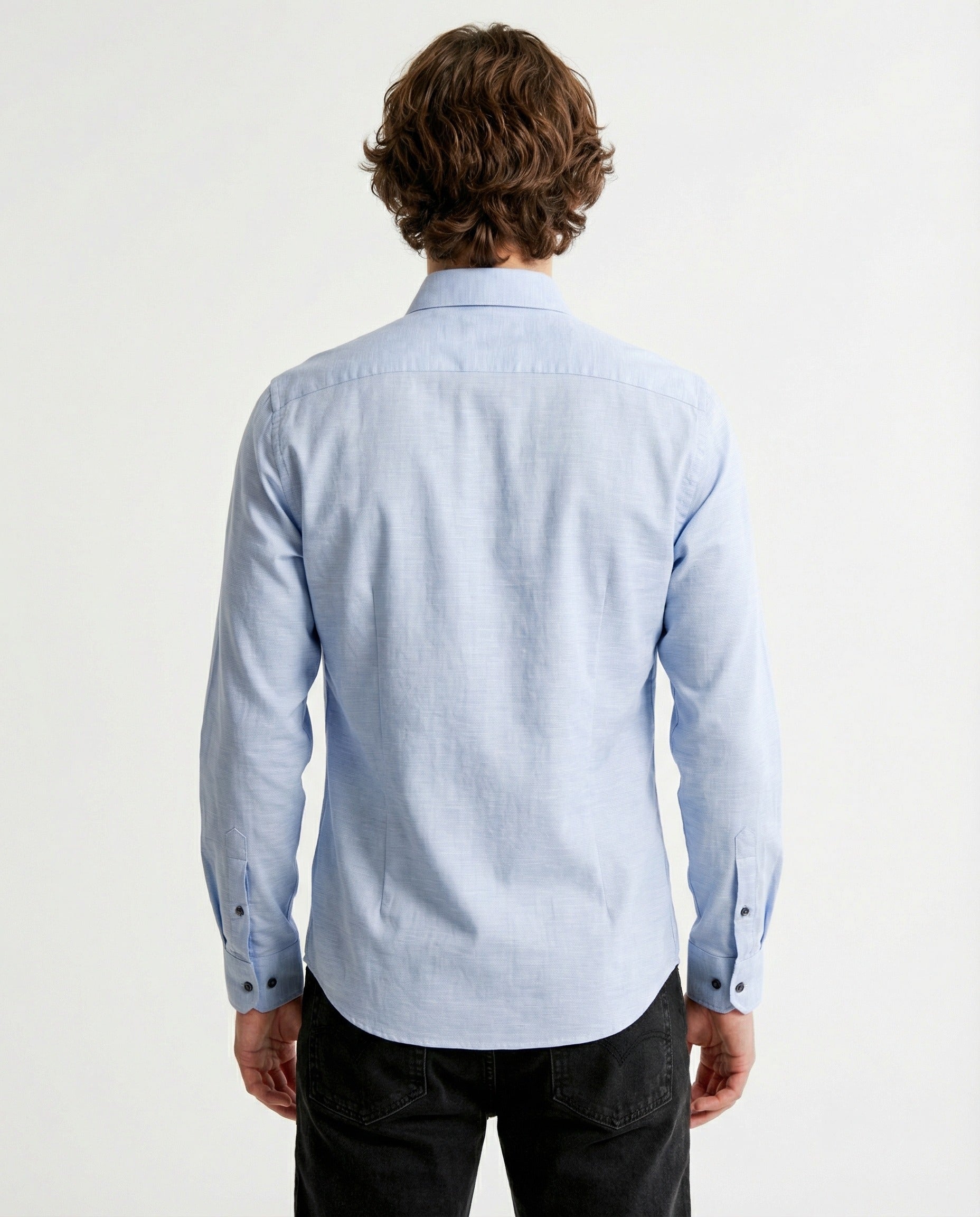 Blue Cotton Shirt