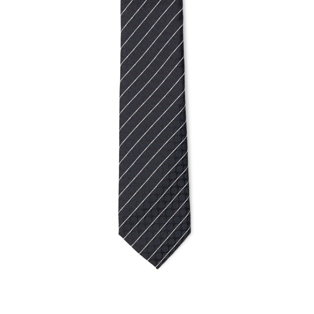 Black Polyester Tie