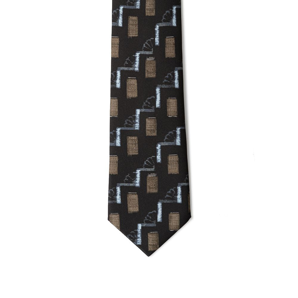 Black Silk Tie