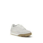 White Calf Leather Bos Taurus Chunky Sneakers