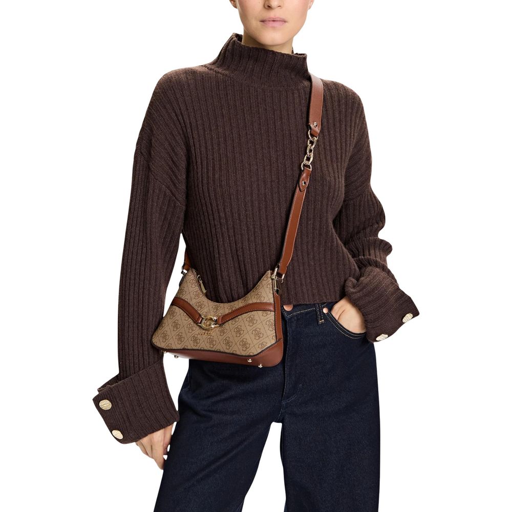 Beige Polyethylene Handbag