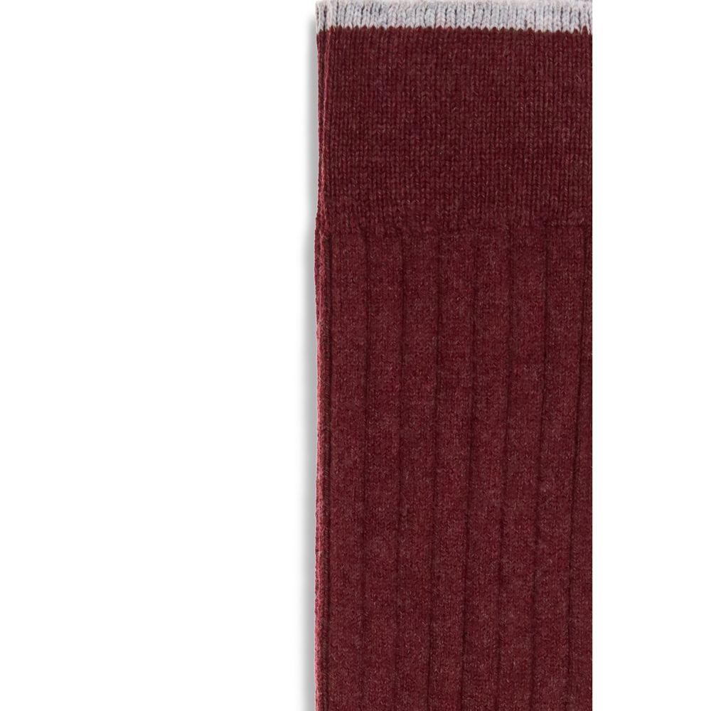 Bordeaux Cashmere Socks