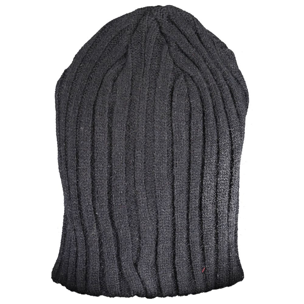 Black Acrylic Men Cap