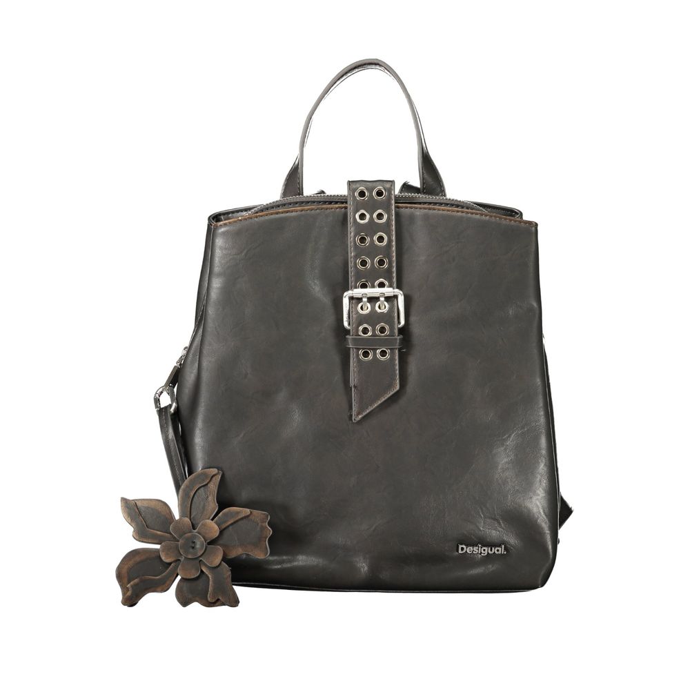 Black Polyethylene Backpack