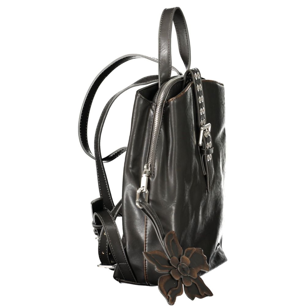 Black Polyethylene Backpack