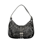 Black Polyurethane Women's Mini Bag