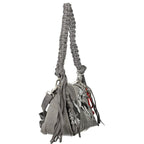 Grigio Cotton Women Handbag