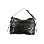 Black Polyurethane Women's Handbag