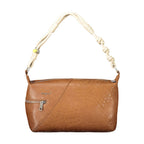 Marrone Polyurethane Women's Shoulder Bag