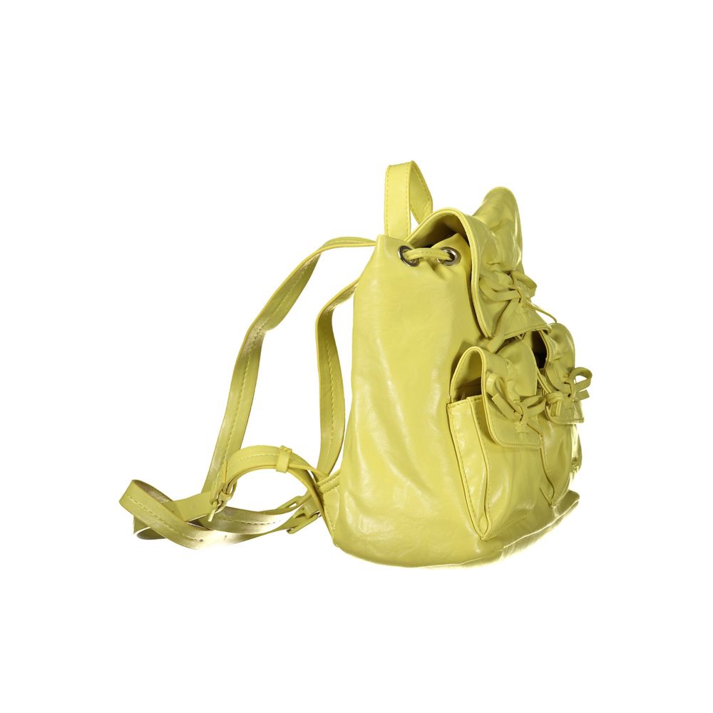 Yellow Polyethylene Backpack