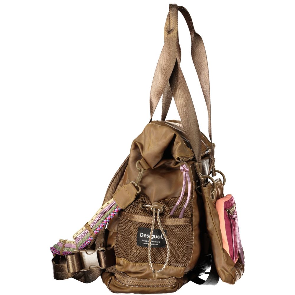 Marrone Poliestere Woman Backpack