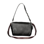 Black Polyurethane Women Handbag