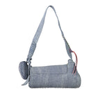 Azzurro Cotton Women Shoulder Bag