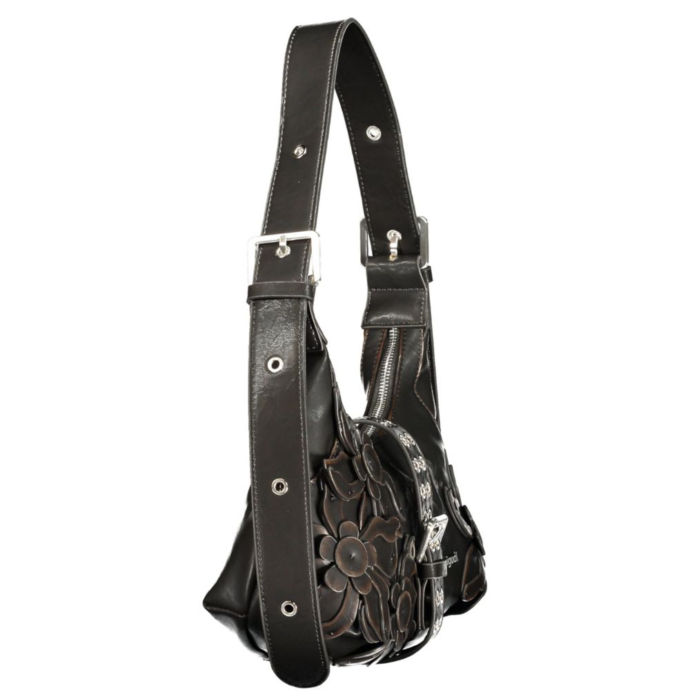 Marrone Polyurethane Women's Shoulder Bag