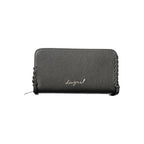 Black Polyurethane Women Wallet