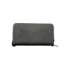 Black Polyurethane Women Wallet