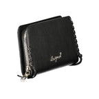 Black Polyurethane Women Wallet
