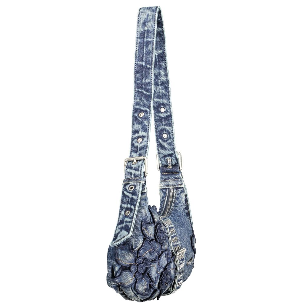 Blue Cotton Women's Shoulder Bag