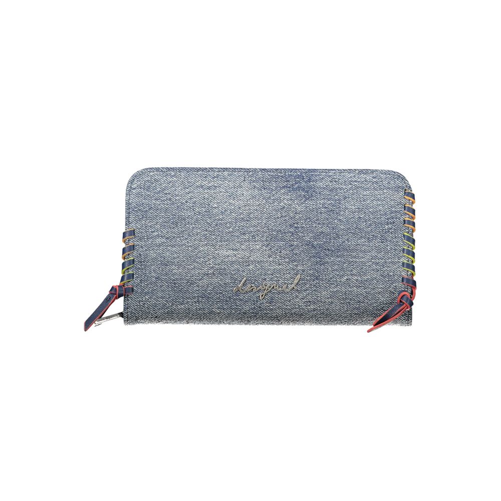Blue Cotton Wallet