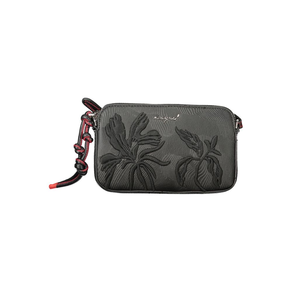 Black Polyurethane Women's Handbag