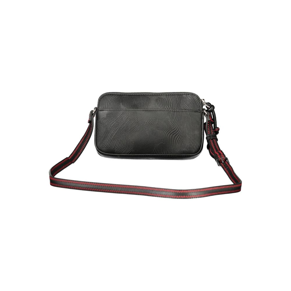 Black Polyurethane Women's Handbag