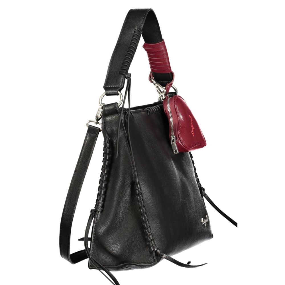 Nero Poliuretano Women Handbag