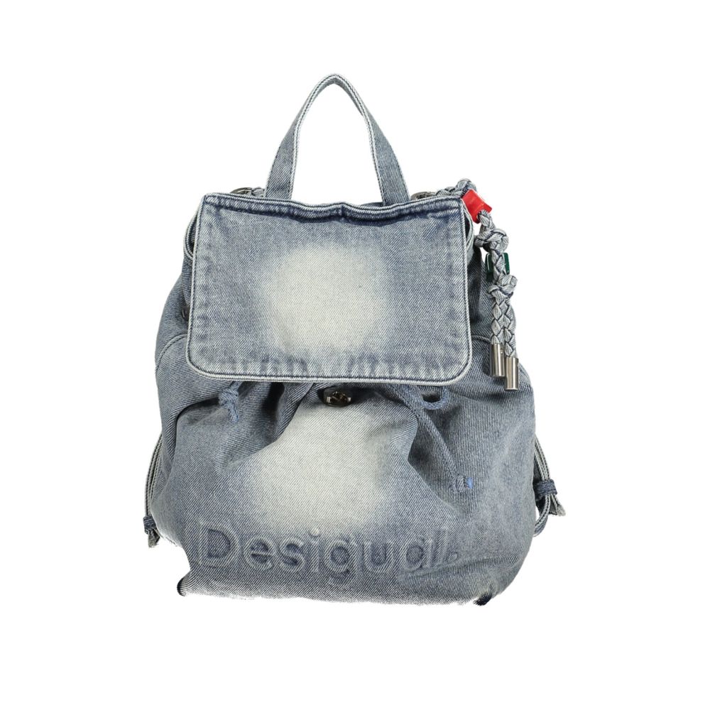 Azzurro Cotton Women Backpack
