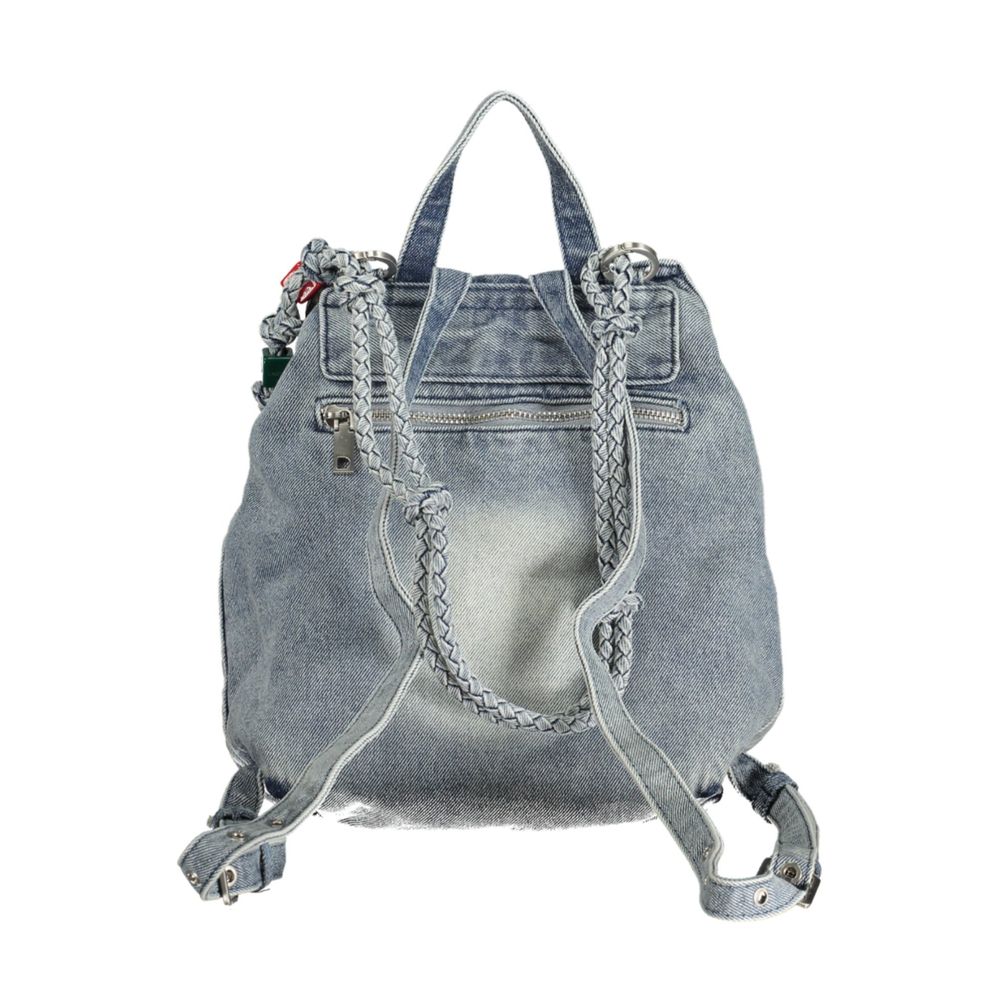 Azzurro Cotton Women Backpack