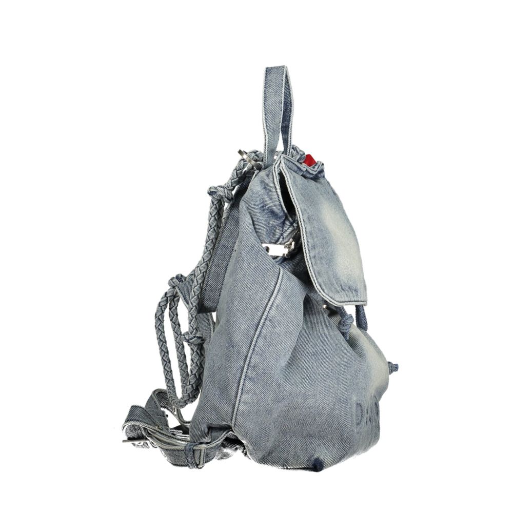 Azzurro Cotton Women Backpack