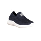 Blue Polyester Women Sneaker