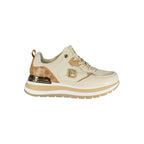 Beige Polyurethane Women Sneaker
