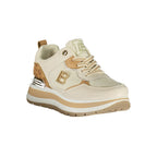 Beige Polyurethane Women Sneaker