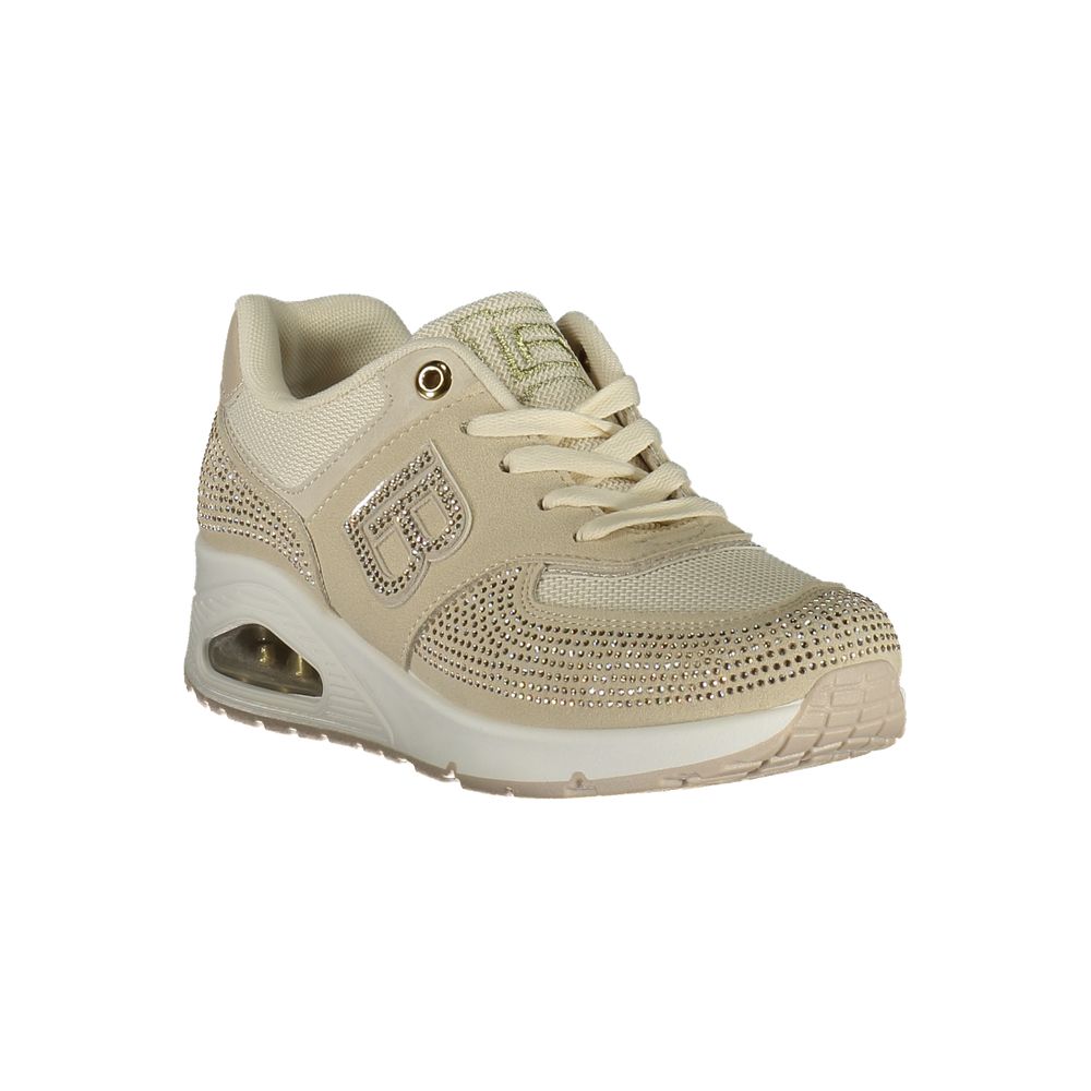 Beige Polyurethane Women Sneaker