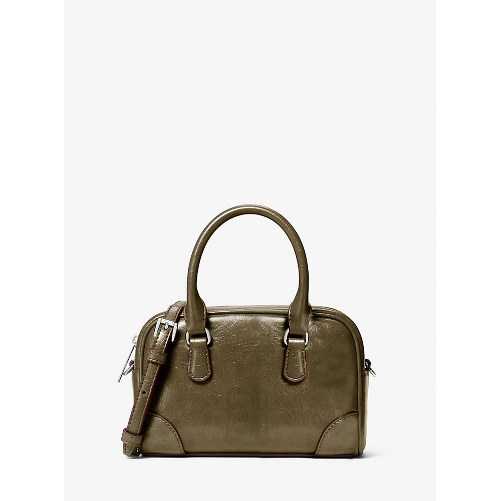 Bicolor Leather Handbag