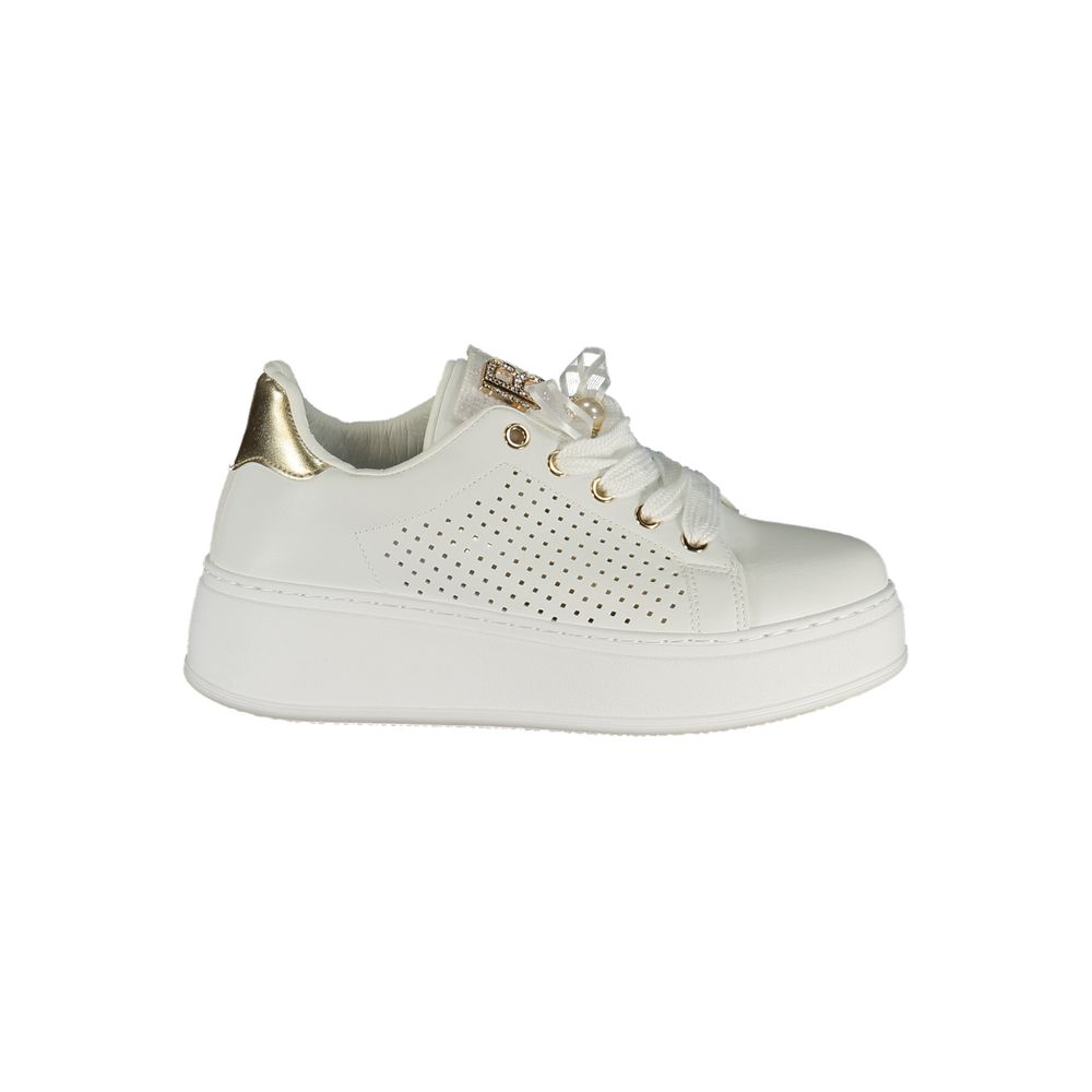 Bianco Polyurethane Women Sneaker