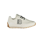 White Polyester Women Sneaker