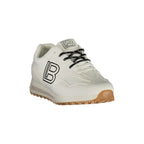 White Polyester Women Sneaker