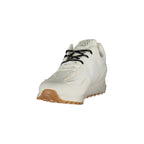 White Polyester Women Sneaker