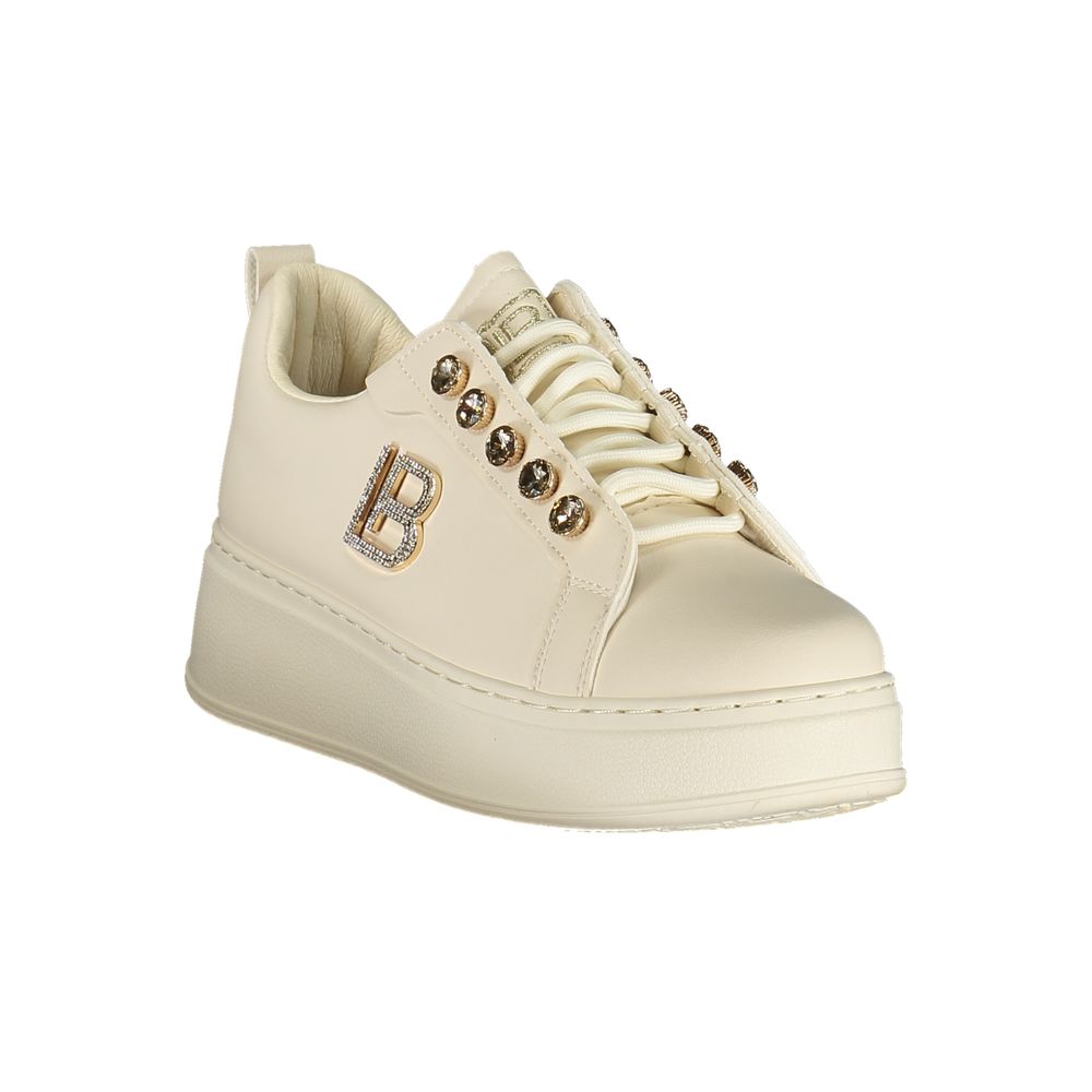 Bianco Polyurethane Women Sneaker