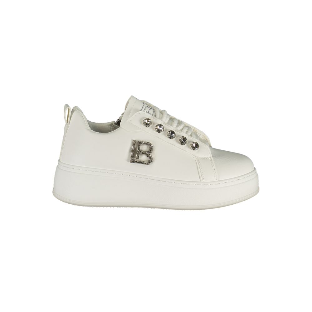 Bianco Polyurethane Women Sneaker