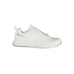 White Polyester Men's Sneaker