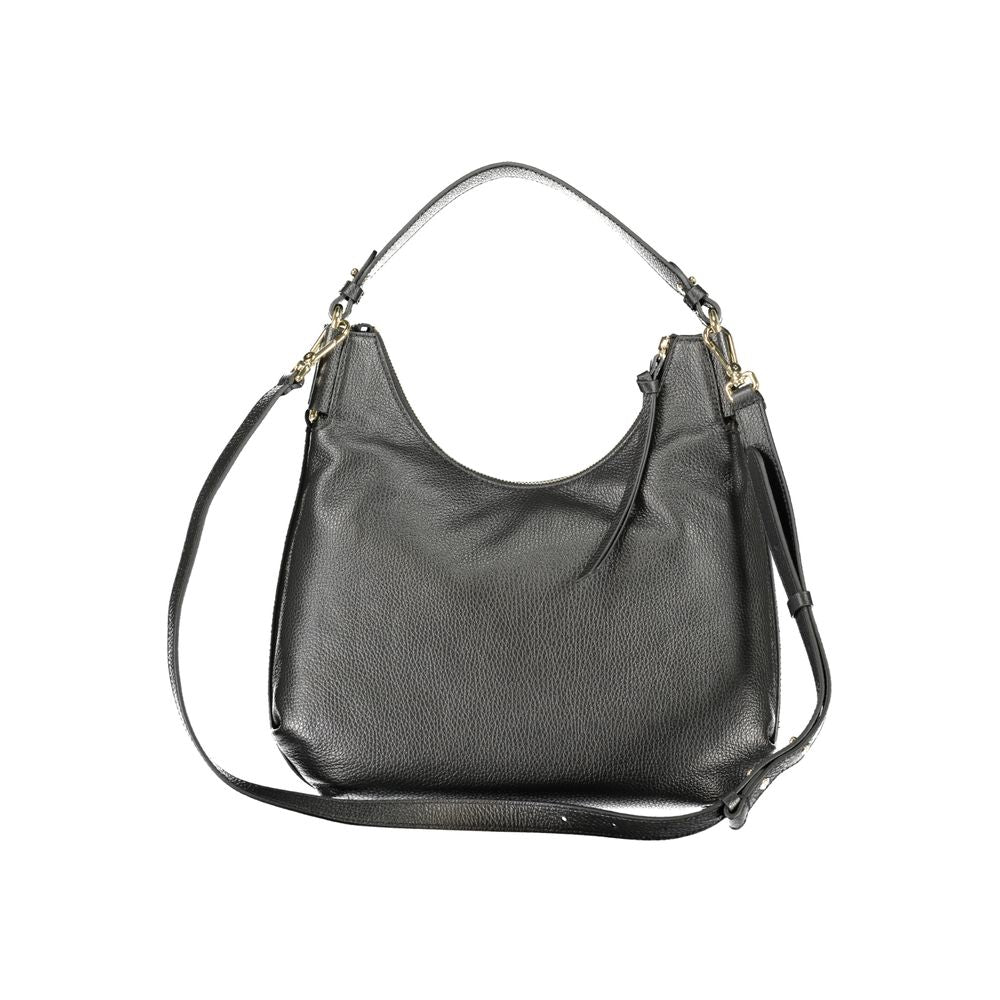 Black Leather Women Handbag