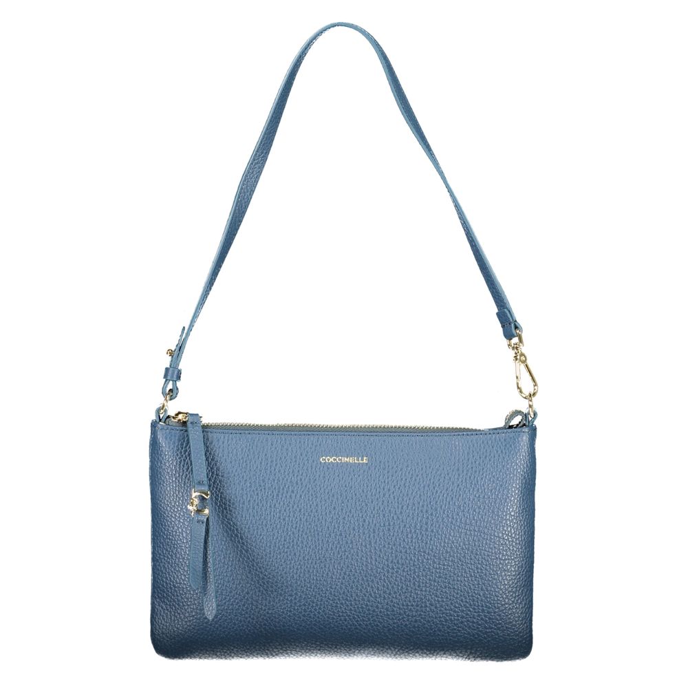 Blu Leather Woman Bag
