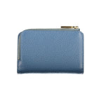 Blue Leather Women Wallet